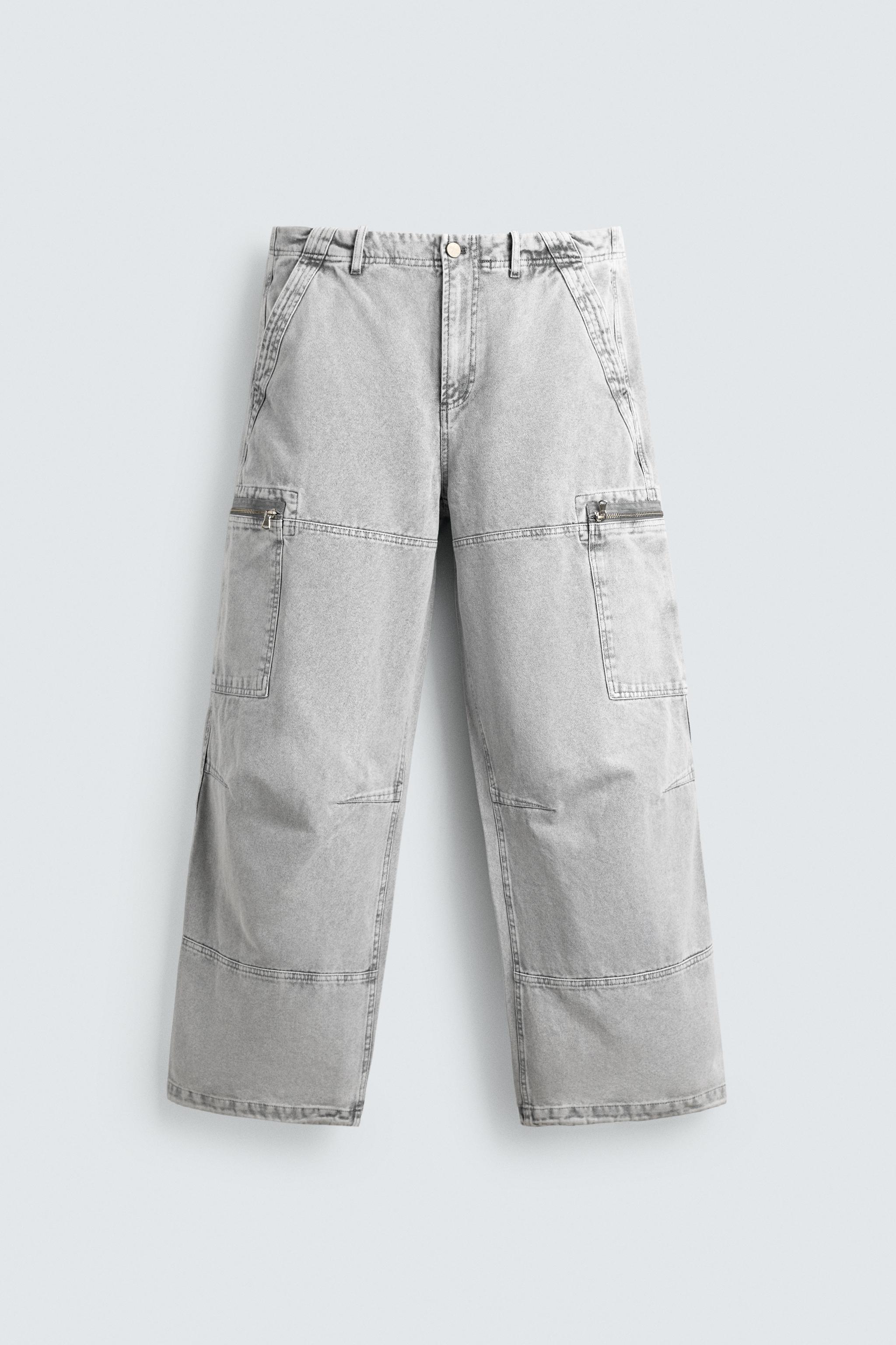 WASHED PARACHUTE CARGO PANTS